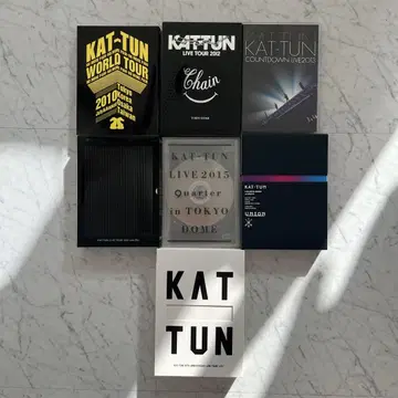 [ 초회 한정판 다수 ] KAT-TUN DVD Blu-ray 7매 세트