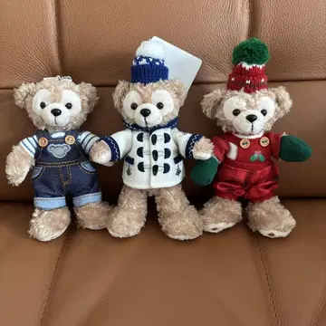 더피 인형 배지 크리스마스 세트