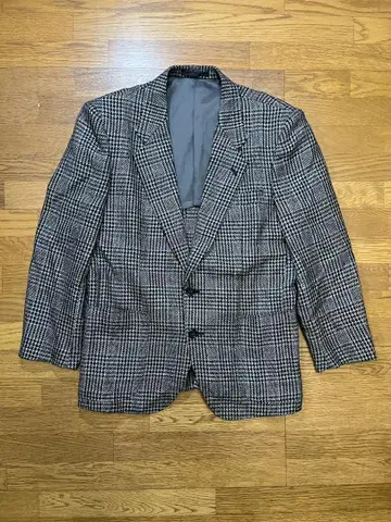 아서 필립 체크 무늬 테일러드 자켓