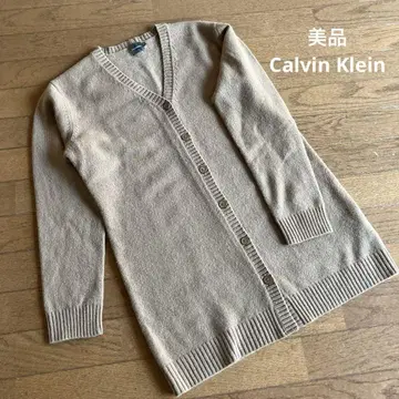 새상품급 캘빈클라인 CalvinKlein 가디건 베이지 사이즈 M