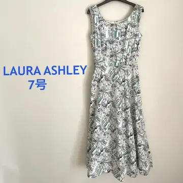 LAURA ASHLEY 로라 애슐리 슬리브리스 롱 원피스 7호