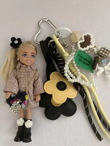 바비 첼시 키링 백참