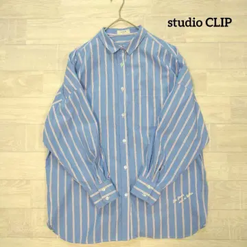 studio CLIP 스튜디오 클립 스트라이프 셔츠 F