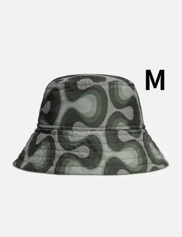 DRIES VAN NOTEN 버킷 햇 기하학 패턴 M