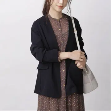 [새상품급] 나노 유니버스 노카라 V넥 자켓 38