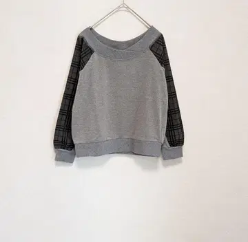 hyphen world gallery 보트넥 숏 기장 트레이닝복