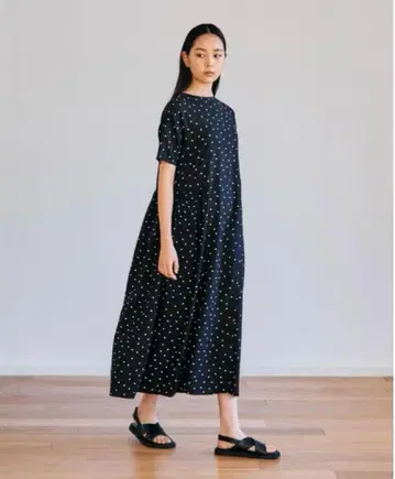 kagure 도트 2WAY 개더 원피스 / kagure