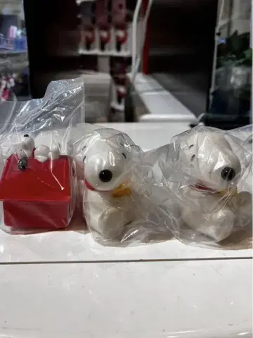 스누피 가챠 PEANUTS 스누피 미니 저금통 세트