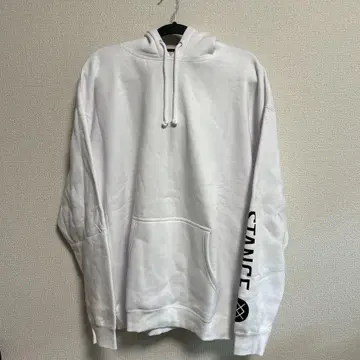 STANCE THE PULLOVER 화이트 후드티 XL