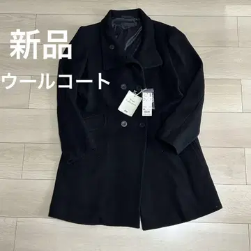 [새상품] UNIQLO 울 코트 블랙