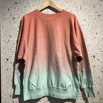 23AW blurhms 제품 염색 크루넥 맨투맨 블럼스