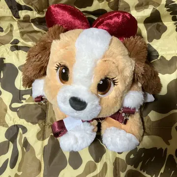 레이디와 트램프 레이디 멀티 숄더백 봉제 인형 디즈니