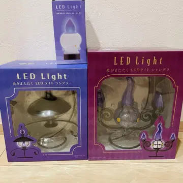 불꽃이 깜빡이는 LED 라이트 샹들리에 램프라 히토모시 세트