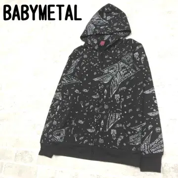 BABY METAL 올 패턴 후드티 L 사이즈