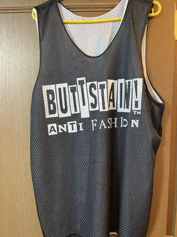 BUTTSTAIN! 메쉬 탱크탑 블랙