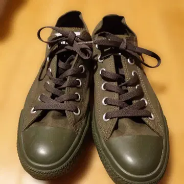 CONVERSE 올리브색 로우컷 스니커즈 US 6.5