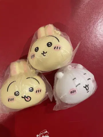 치이카와 (먼작귀) 얼굴 스퀴즈 마스코트 3세트