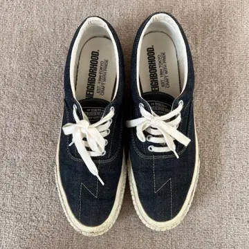 neighborhood indigo denim 스니커즈