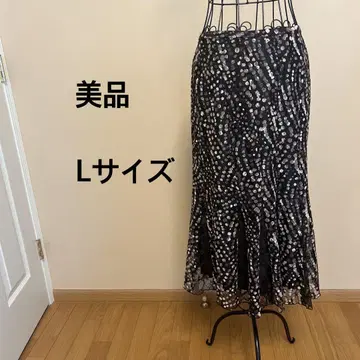 [ 새상품급 ] 스커트/머메이드/레이스/브라운/브라운/패턴