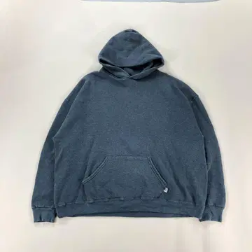 [ 레어 사이즈 ] 00s 러셀 애슬레틱 짧은 기장 후드티 그레이