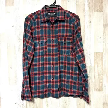 BAL 발 체크 셔츠 L/S 셔츠 옴브레 체크