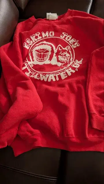 90S Hanes Eskimo Joe's 맨투맨 레드