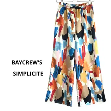 [ 새상품급 ] BAYCREW'S SIMPLICITE 수채화 풀온 팬츠