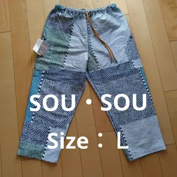 SOU SOU 소우소우 스트레치 도비 직조 BIKE 스테테코 마가사네