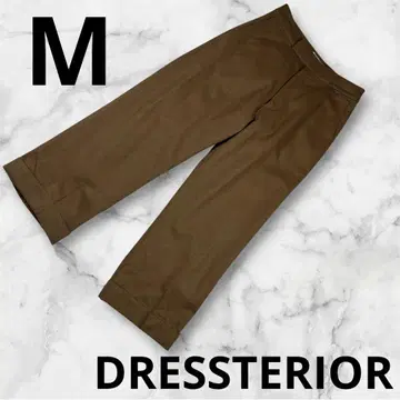 [DRESSTERIOR] 여성용 7부 기장 와이드 팬츠 M 브라운