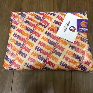 [ 새상품 ] HAWAIIAN AIRLINES 하와이안항공 플랫 파우치
