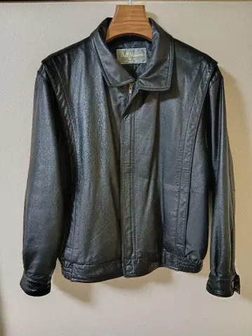일본제 90s 블랙 카우 가죽 자켓