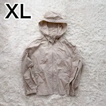 유니클로 U 후디드 블루종 내추럴 XL 사이즈 2025ss