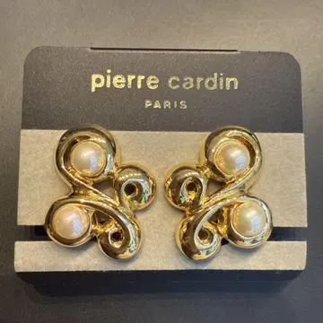 [새상품] pierre cardin 골드 펄 귀찌
