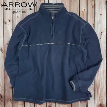 09M210 ARROW 구제 의류 하프 지퍼 맨투맨 트레이닝복 XXL