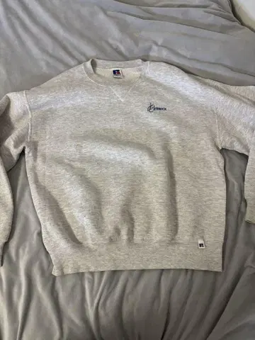 러셀 애슬레틱 그레이 크루넥 L 90s