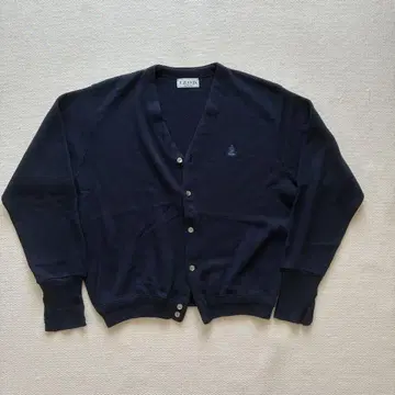 IZOD made in U.S.A 네이비 아크릴 가디건 XL