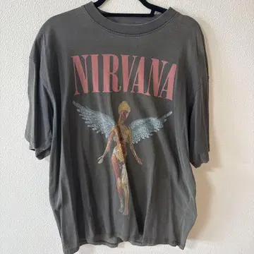 NIRVANA 천사 디자인 T셔츠 XL