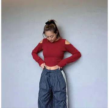 HTH original open shoulder tops
