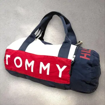 [ TOMMY HILFIGER ] 2WAY 보스턴 백 대용량 트리콜로르