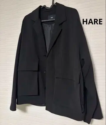 HARE 블랙 테일러드 자켓 S