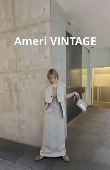 3WAY PIN TUCK LAYERED VEST & SKIRT 셋업