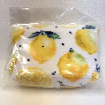 페이 레몬 도트 파우치