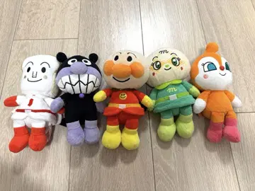 호빵맨 캐릭터 봉제 인형 5개 세트