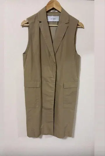 어반 리서치 베이지 노카라 롱 베스트