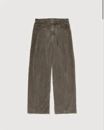 PIGMENT DYED FINX CORDUROY WIDE 5P PANTS