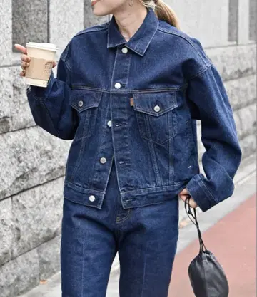 ULT 데님 트래커 자켓 네이비