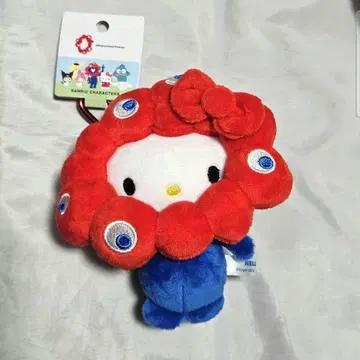 [택 포함 새상품] 만박 산리오  카라비너 봉제 인형 키티