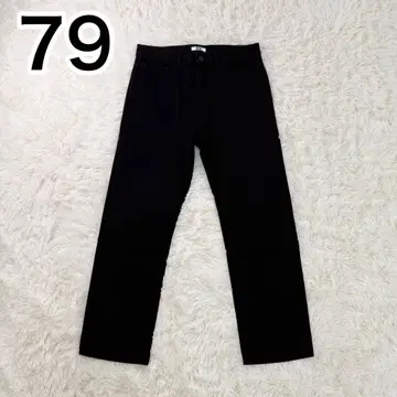 유니클로 U 레귤러 핏 청바지 사이즈 79 블랙