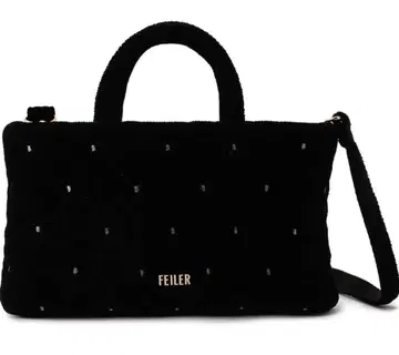FEILER 블랙 유니 미니 숄더백