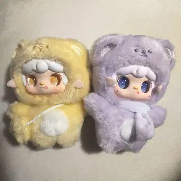 요키 yooki V4 한 입 베어 문 작은 곰 봉제 인형 마스코트 곰